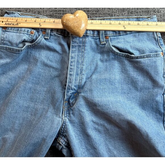 Levis 550 Relaxed Fit Jeans W36 L30 Medium Wash Denim Mens - Picture 7 of 8
